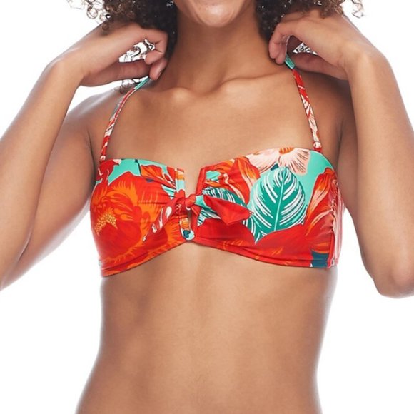 Body Glove Orange and Red Bikini Swimwear - Picture 1 of 4